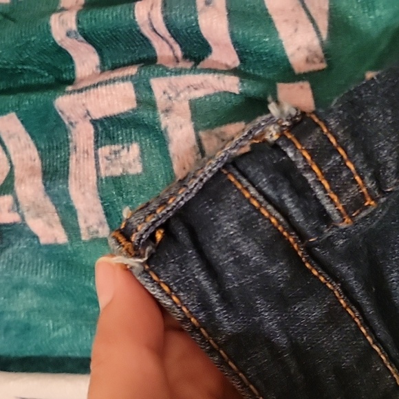 Dark Blue Slim Boyfriend Fit Jeans - Picture 6 of 8